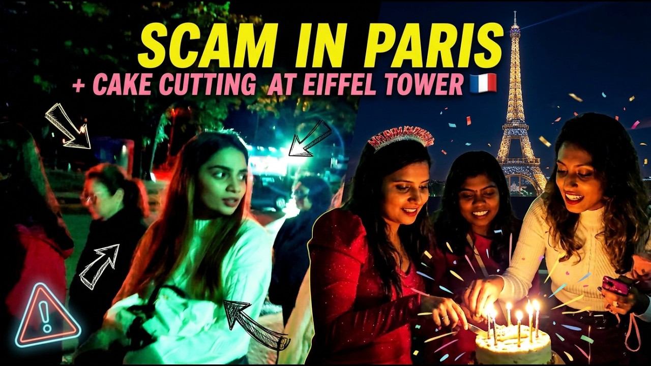 பாரிஸ்ல நடந்த பெரிய சம்பவம் | இங்க தான் கேக் வெட்டுறோம் | PARIS VLOG: PART 3
