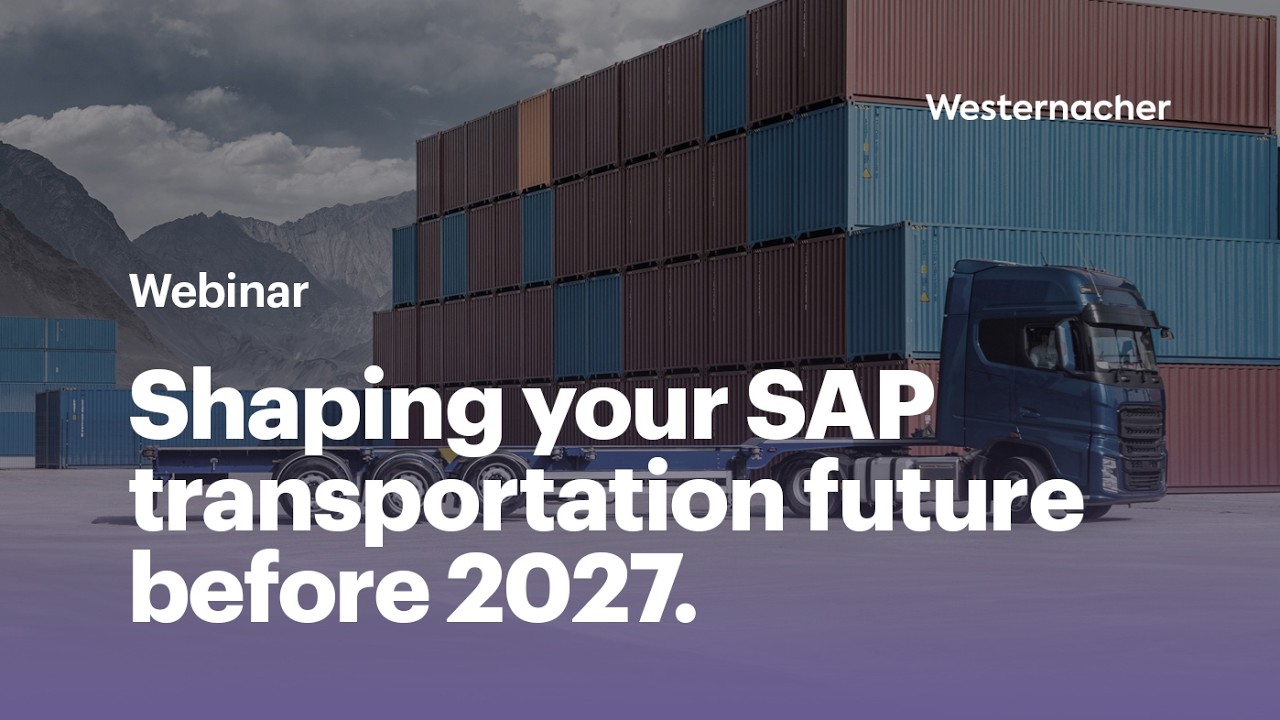 Формирование вашего будущего в сфере транспортных решений SAP до 2027 года.