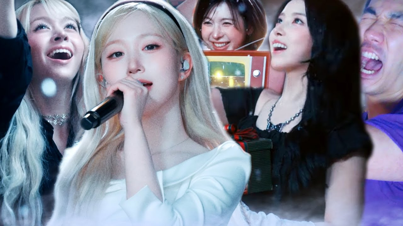 Первое Рождество с NMIXX - [Реакция] NMIXX Blue Valentine (Holiday Ver.) & Funky Glitter Christmas