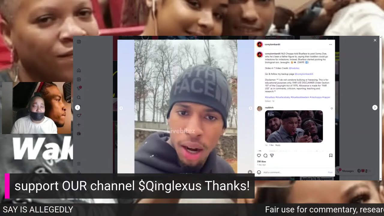 #QINGLEXUS TAKES ON  #BLUEFACE #NLECHOPPA #SAVEJR. #CHRISEANROCK RIP #RONNYDOE #QUEL JUST TELL WTH