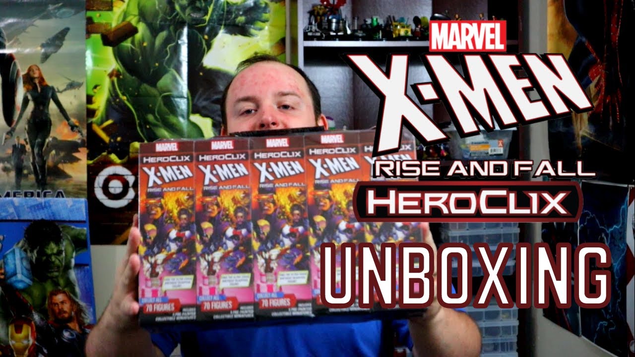 Heroclix Unboxing: X-Men Rise and Fall Brick