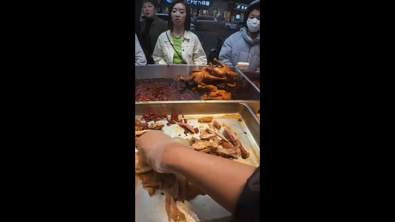 First-Person Sichuan Chicken Tear & Toss | Chinese Breakfast Stall | No Commentary