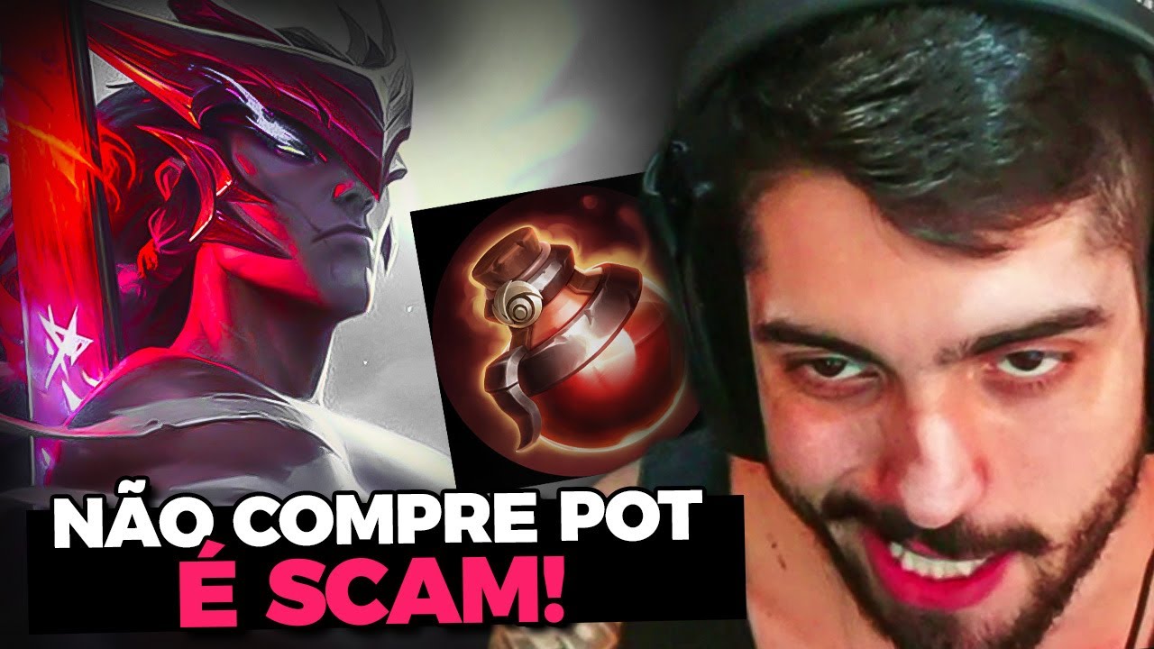 NÃO COMPRE POÇÃO, É SCAM! JUKES JOGOU DE YONE | Cortes do Jukes