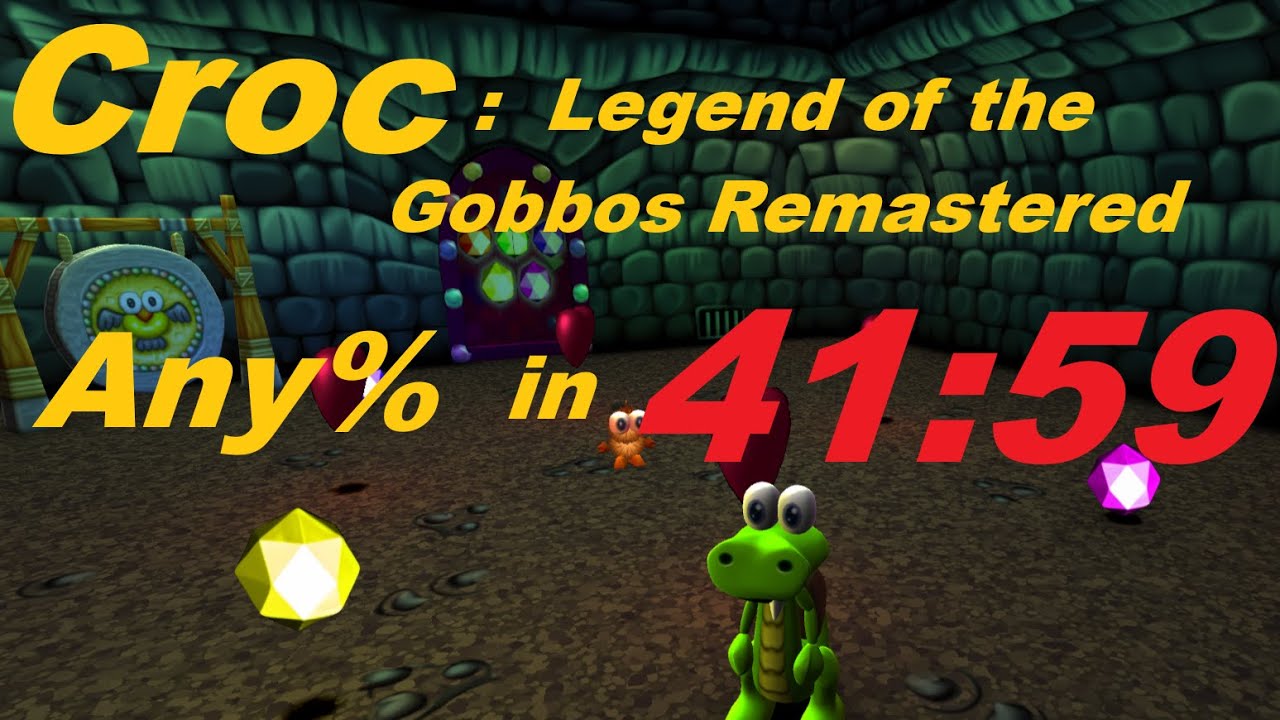 Croc Remastered Any% Speedrun in 