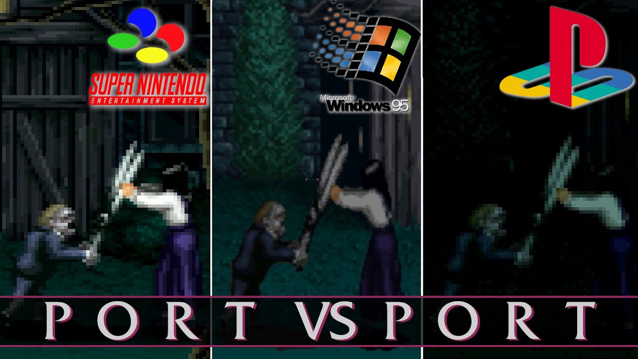 ЛУЧШИЙ порт Clock Tower?! | Сравнение SNES, PS1 и Win95 | Порт против порта
