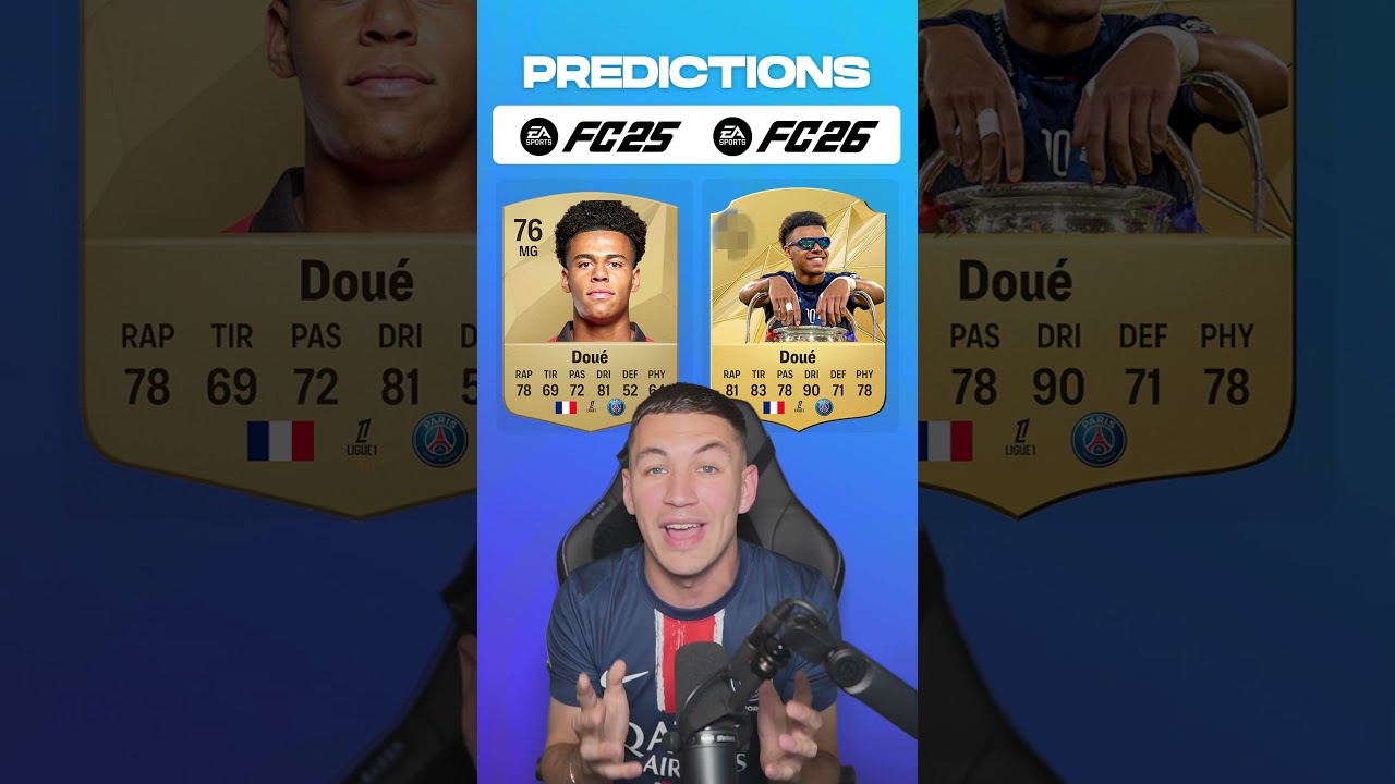 Je re-note les joueurs du PSG pour FC26 !