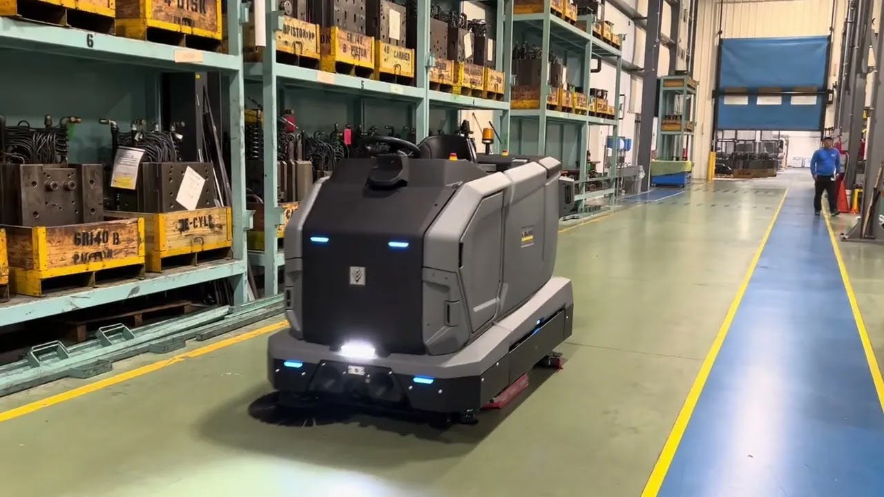 Lavadora e Secadora de Pisos Autônoma KIRA B 200 - Aplicação I [KÄRCHER]