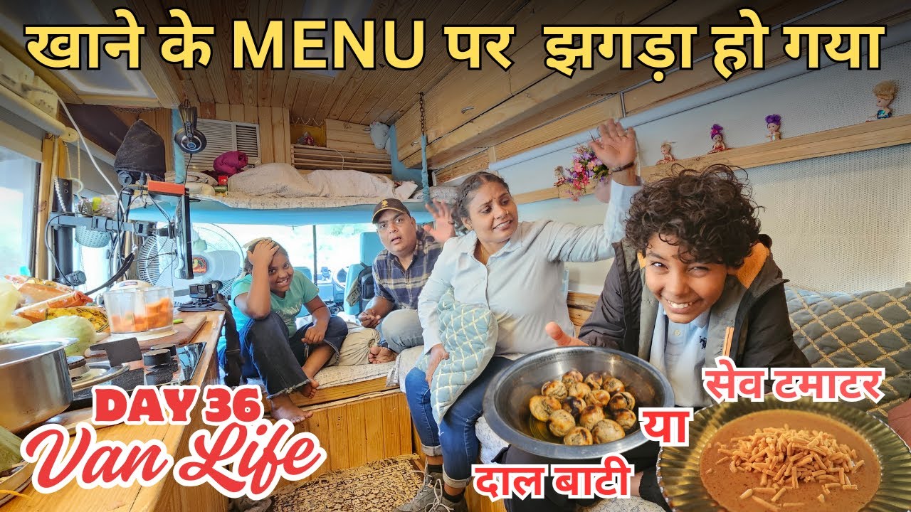 Ep 467 | Caravan में  Cooking and Camping under Snow capped Mountains on Day 36 of Van Life
