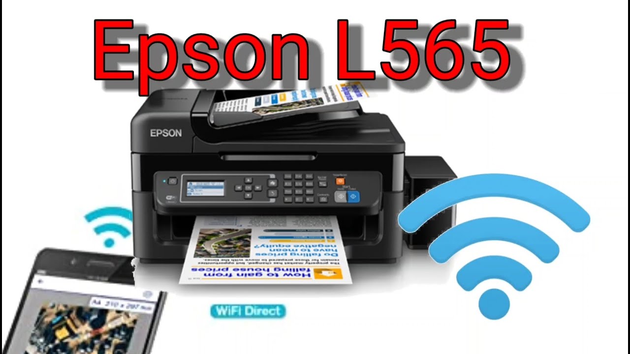 EPSON L565 Printer WiFi Setup In Hindi: How to Connect WiFi  with Mobile ll WiFi Direct Connect ll