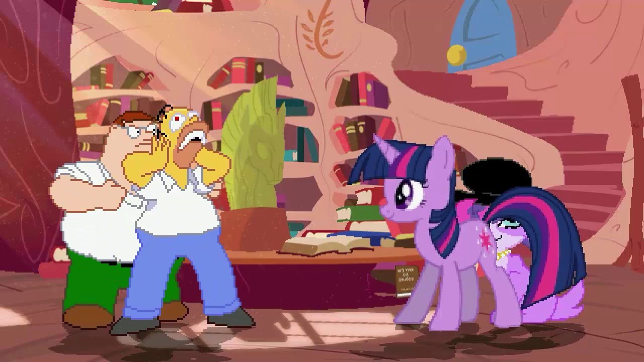 AN Mugen Request #383: Homer Simpson & Peter Griffin VS Twilight Sparkle & Zoe Trent