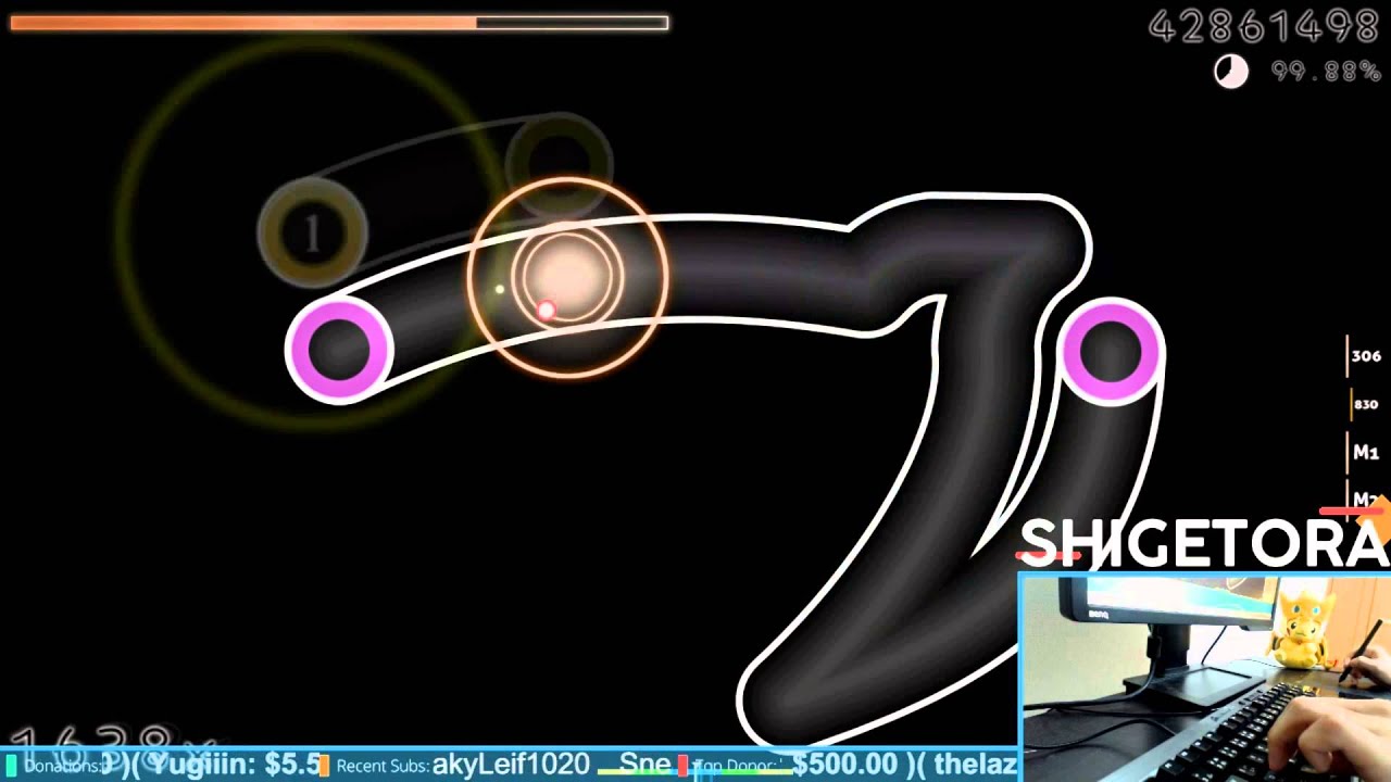 Cookiezi - Genryuu Kaiko [Higan Torrent] FC  Live Gameplay