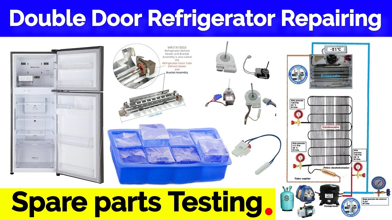 Lg Double Door Fridge Repairing | Double Door Refrigerator Repair | How To Repair Double Door Fridge