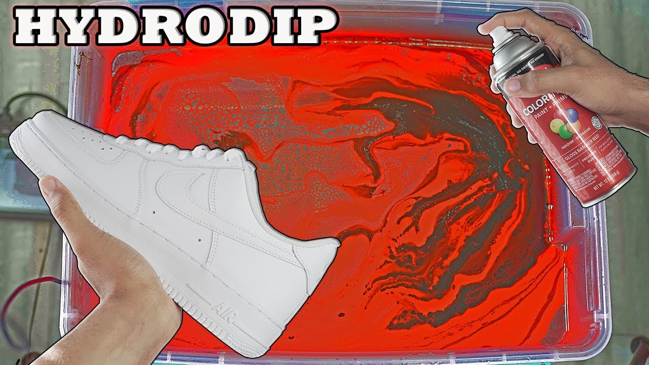 Custom AIR FORCE 1'S with HYDRO Dipping! 🎨🌊