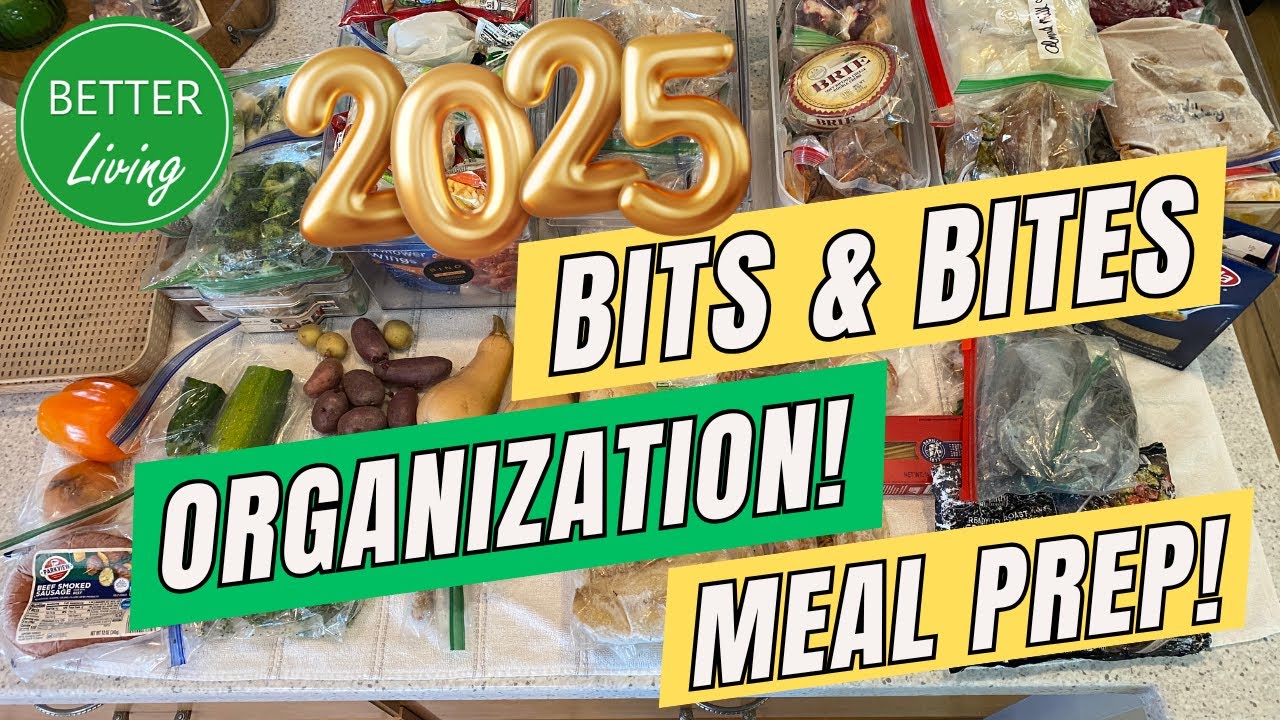 Bits & Bites Meal Prep // 2025 Pantry Challenge Week 1 // #threeriverschallenge