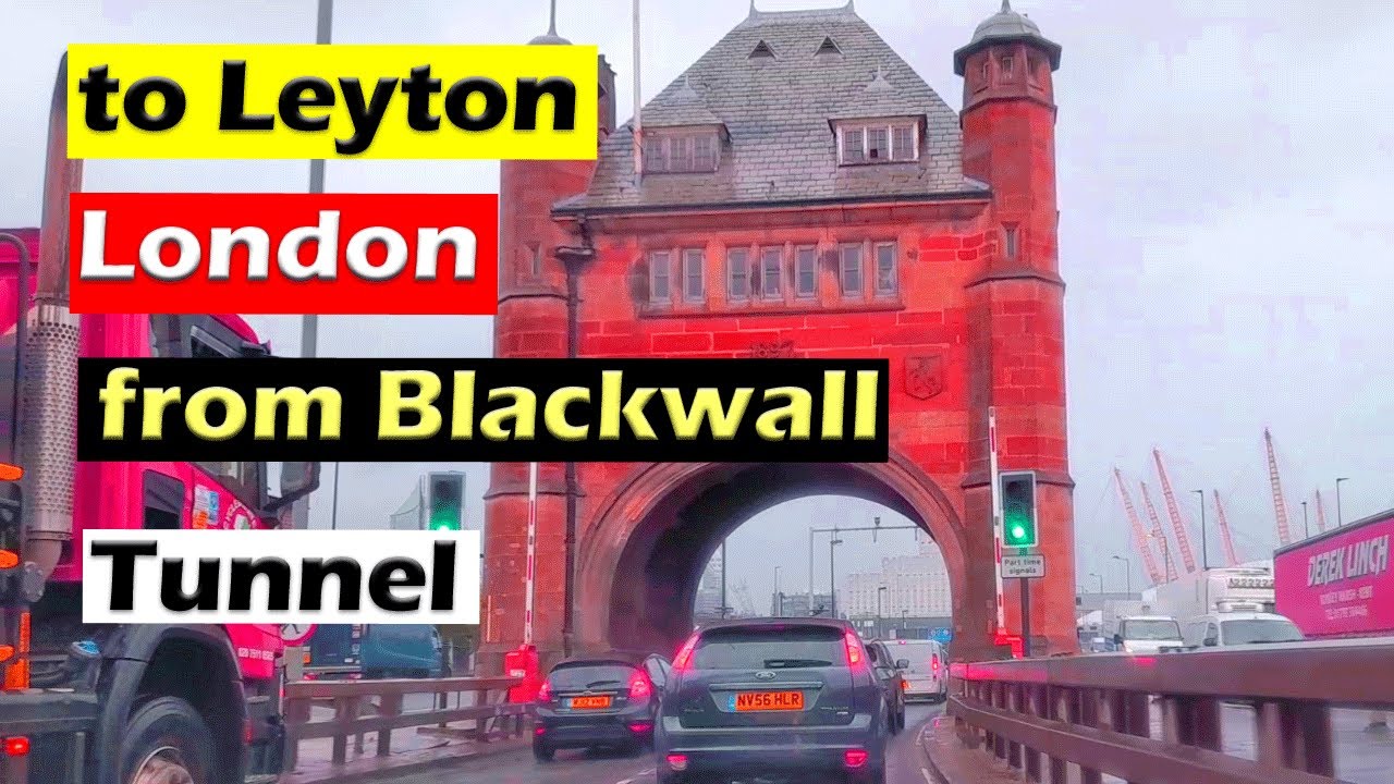 Crossing River Thames from South to North London to Leyton