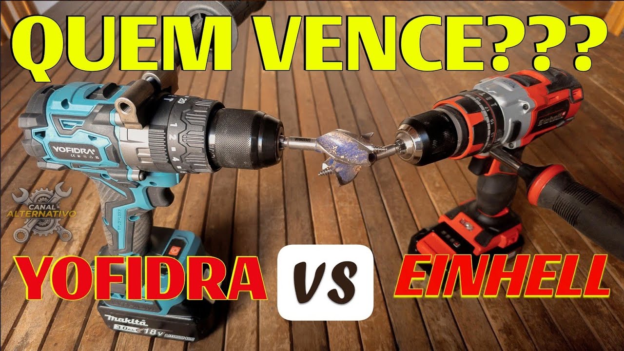QUEM É MAIS FORTE? EINHELL VS YOFIDRA!!!