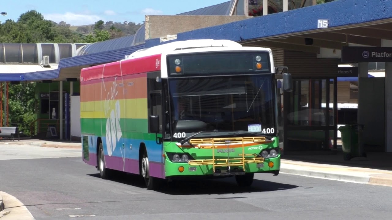 Buses at Woden Bus Station - Canberra Transport