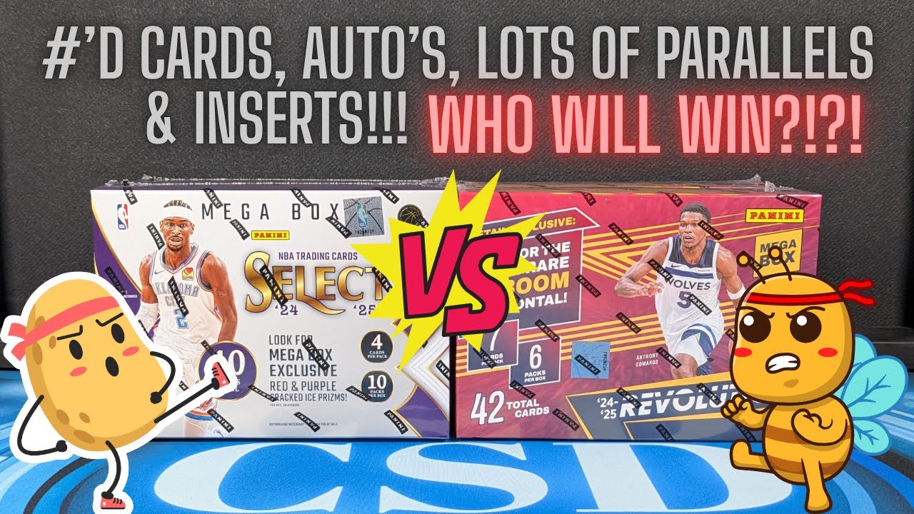 Обзор Panini Revolution VS Select Basketball Mega Box 2024-25. Что лучше купить?