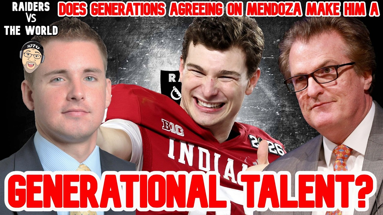 IS MENDOZA A GENERATIONAL TALENT? Different Generations Of Scouts Agree #raiders #nfl #raidernation