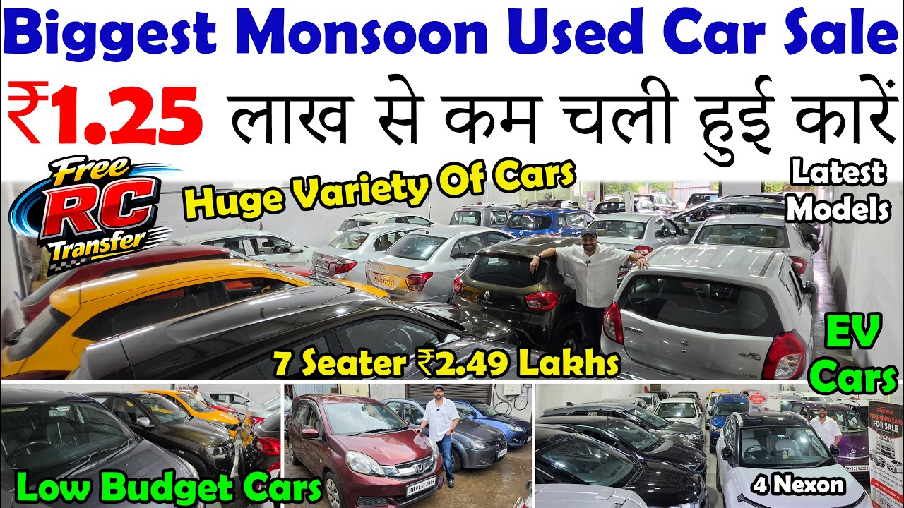 सिर्फ ₹1.25 लाख से Certified Used Cars🔥|Genuine Second Hand Showroom In Thane😮|Low Budget Car Sale😊