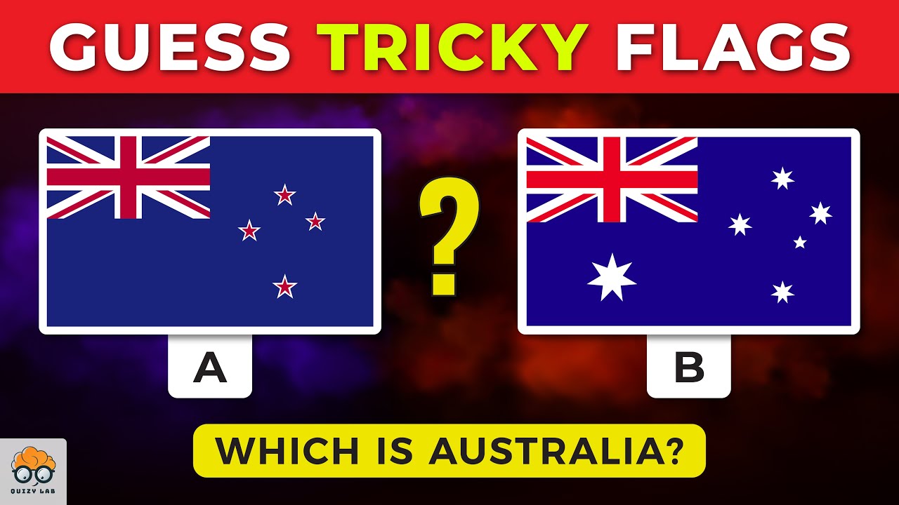 Hard Tricky Flags Quiz (A or B) | Score 15/15?