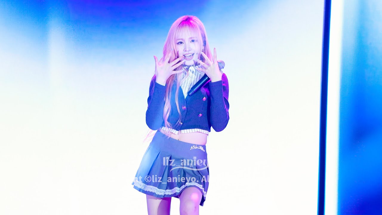[4K] 250504  IVE LIZ(아이브 리즈) - ATTITUDE Fancam | LIV GOLF KOREA