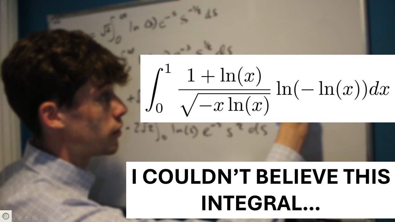 This cursed integral brought me back to YouTube...