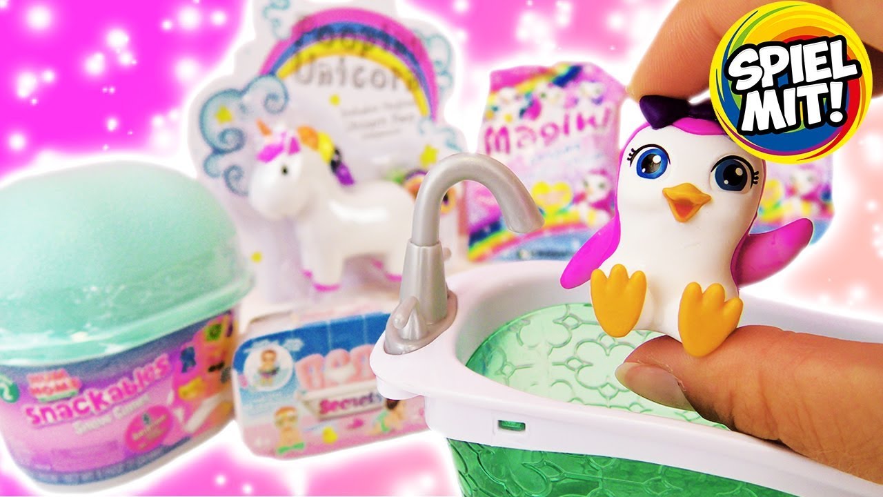 MEGA Überraschungen: Num Noms Snackables Snow Cones, Magiki, Baby Secrets & Unicorn mit Jelly Beans