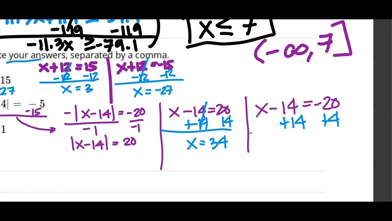 ALGEBRA: MAT115/117 FINAL EXAM REVIEW SOLVED PROBLEMS PART 1 || Jane Maciejewski