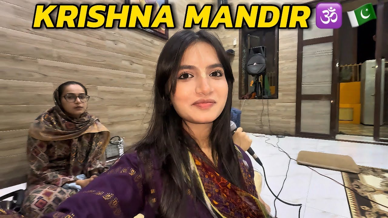 Visiting ISKCON Krishna Mandir in Karachi Pakistan🛕🕉️🇵🇰 | Spiritual Temple Tour & Indian Street Food