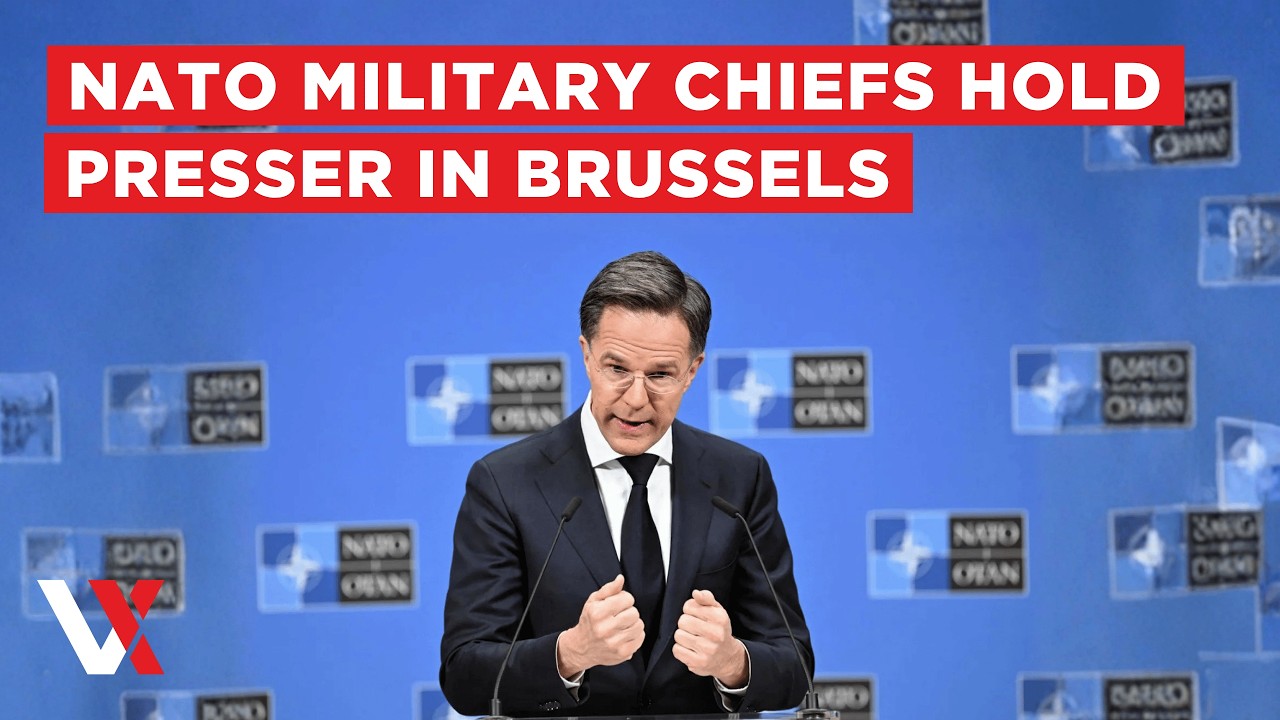 LIVE | NATO Military Chiefs Hold Press Conference In Brussels | VERTEX