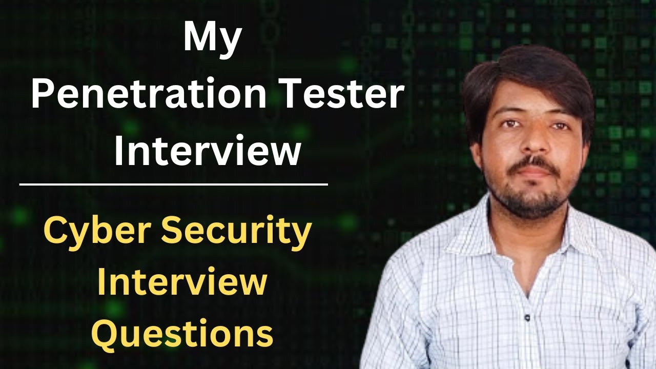 Cyber Security Interview Questions You Must Know | My Cyber Security Specialist Interview