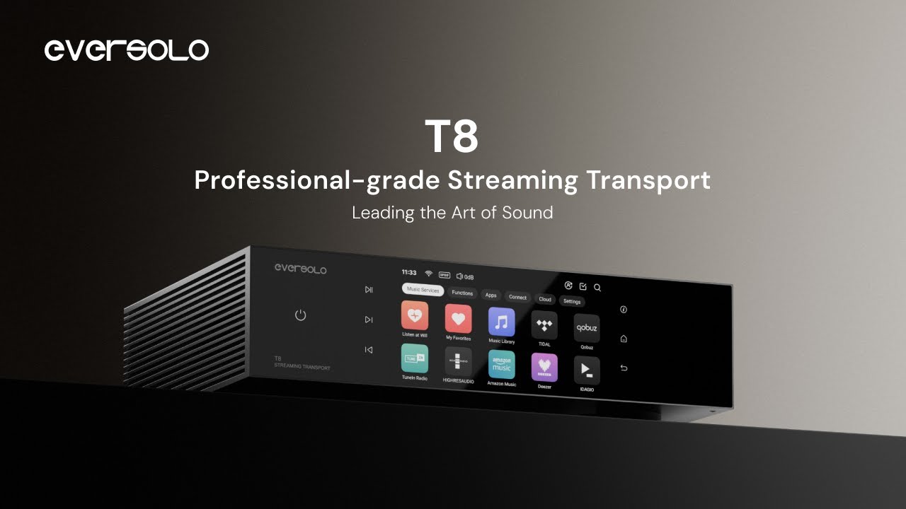 Eversolo T8 Professional-Grade Streaming Transport