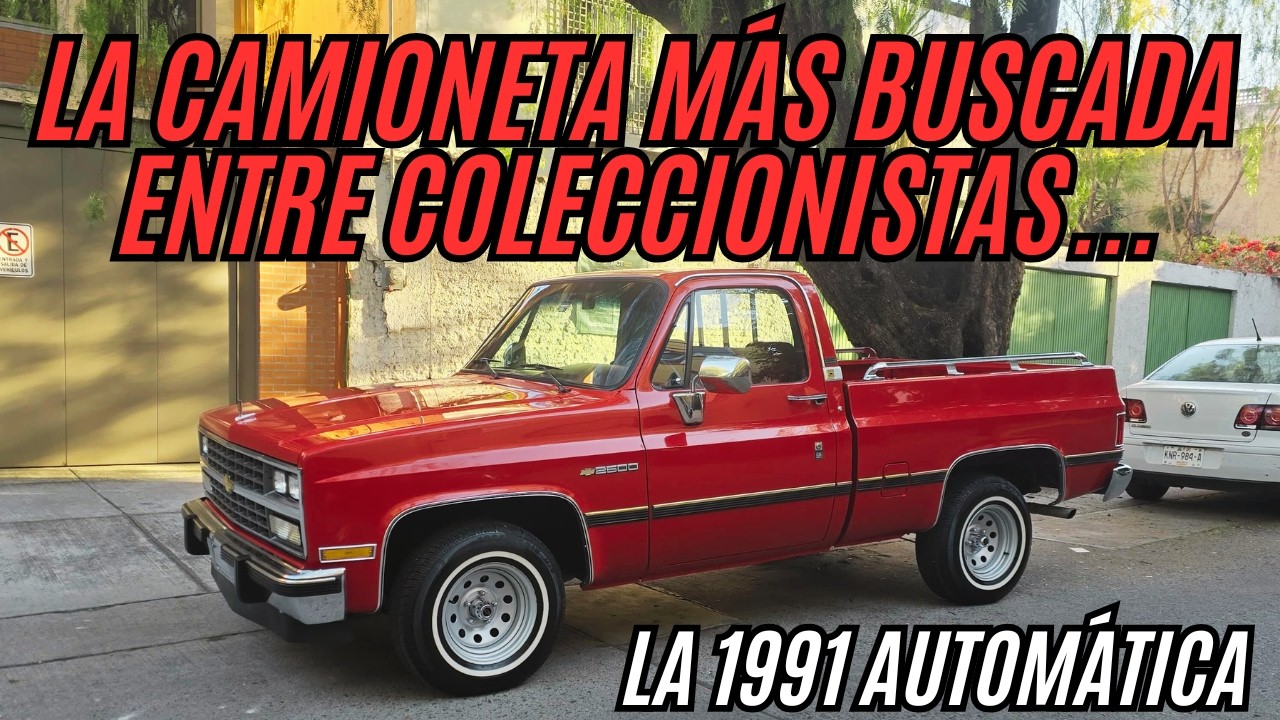 Esta Es La Camioneta Más Buscada Por Coleccionistas Amantes  de Chevrolet... 1991 Automática