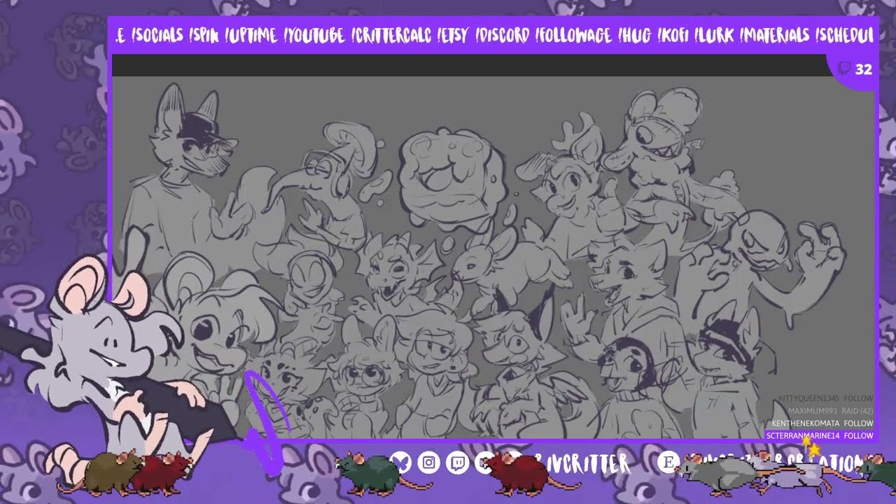 🧊🐀 Rat Is Frozen Solid Into A Popsicle // Art And Gaming Stream