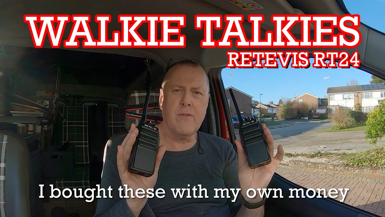 Walkie talkies Retevis RT24 PMR for your campervan