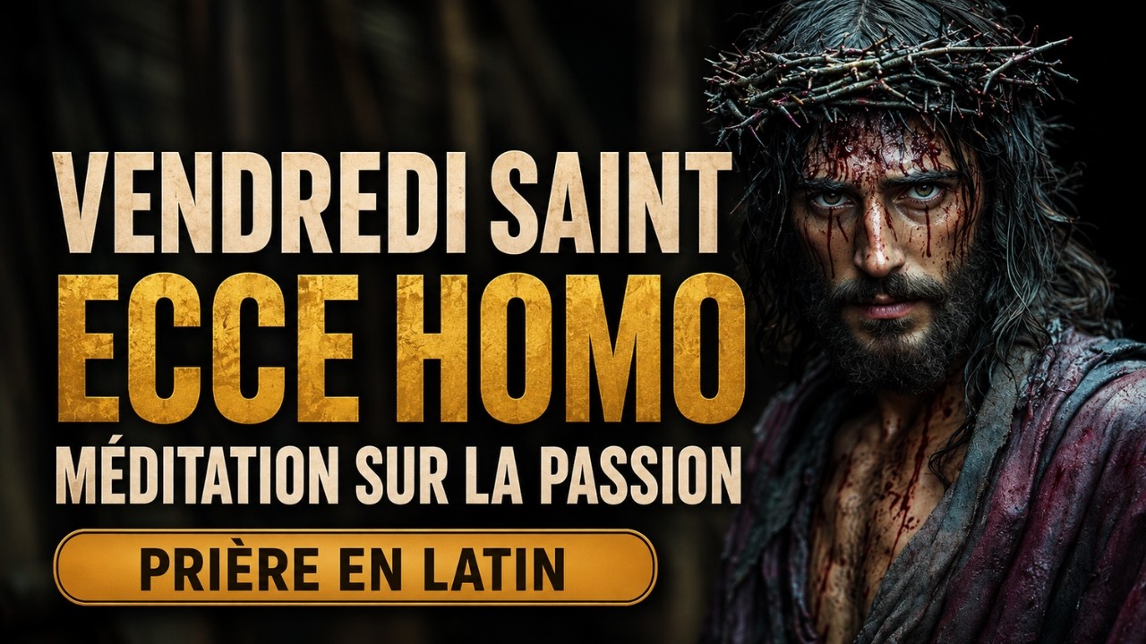 🙏 Pri&egrave;re du Vendredi Saint, devant le Christ souffrant - ECCE HOMO 🩸