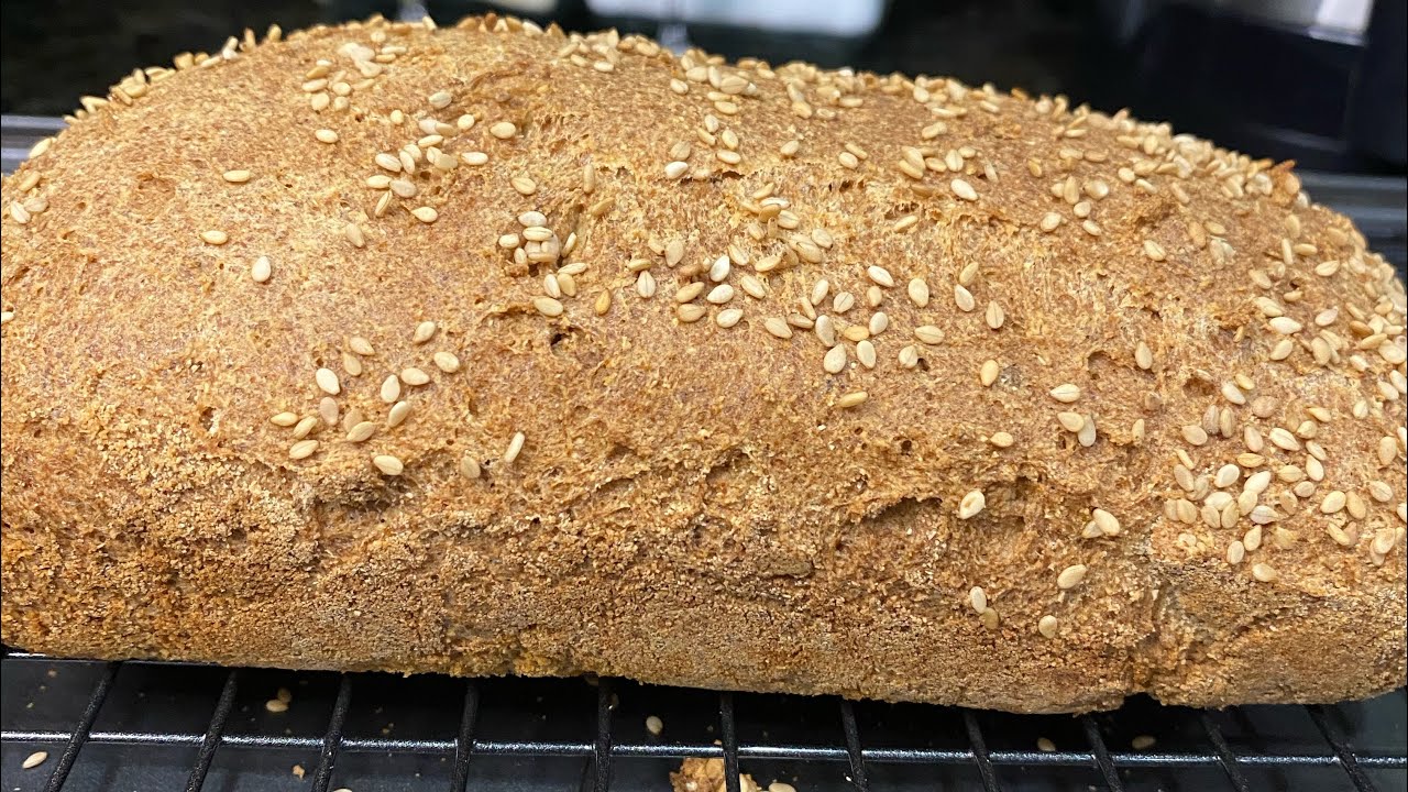 Pão Low Carb com farinha de coco sem lactose e sem glúten