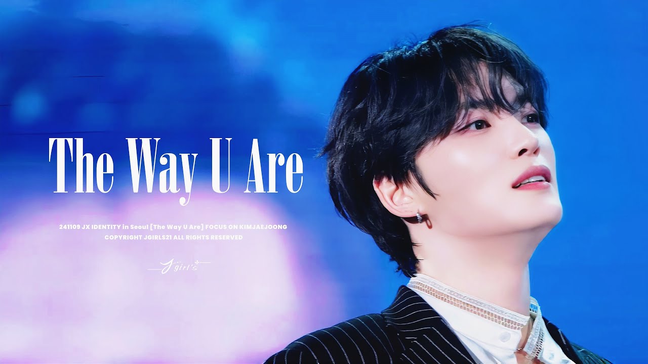 [4K 직캠] KIMJAEJOONG(김재중)- The Way U Are LIVE‪@JX_identity‬ _241109