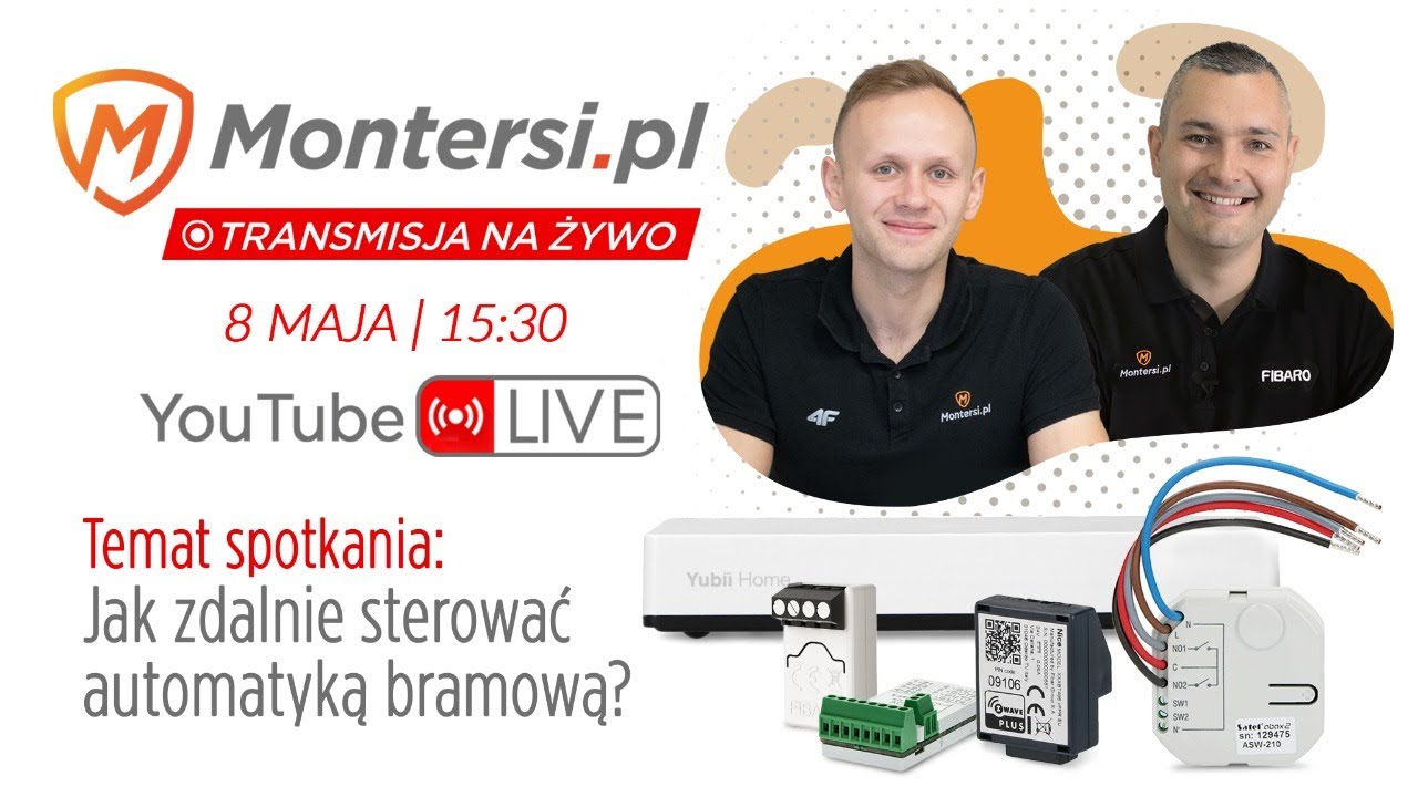 Jak zdalnie sterować automatyką bramową? Montersi na dzień dobry - LIVE