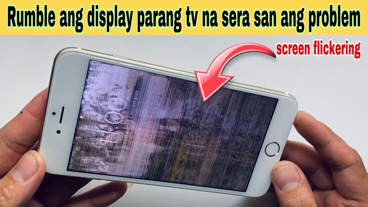 Paano Gawin Ang Screen Flickering Display ng Cellphone Parang Tv na Sera Rumble Display!
