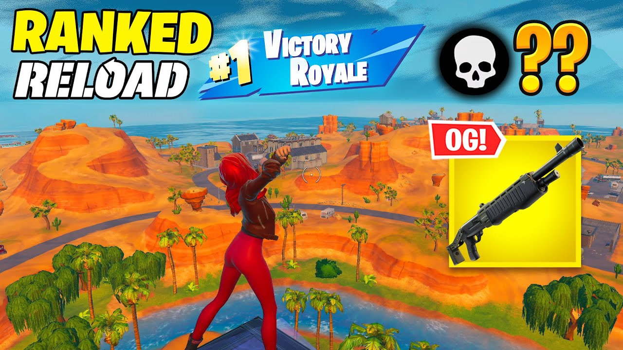 High Elimination Solo RANKED Win Gameplay (Fortnite Reload)