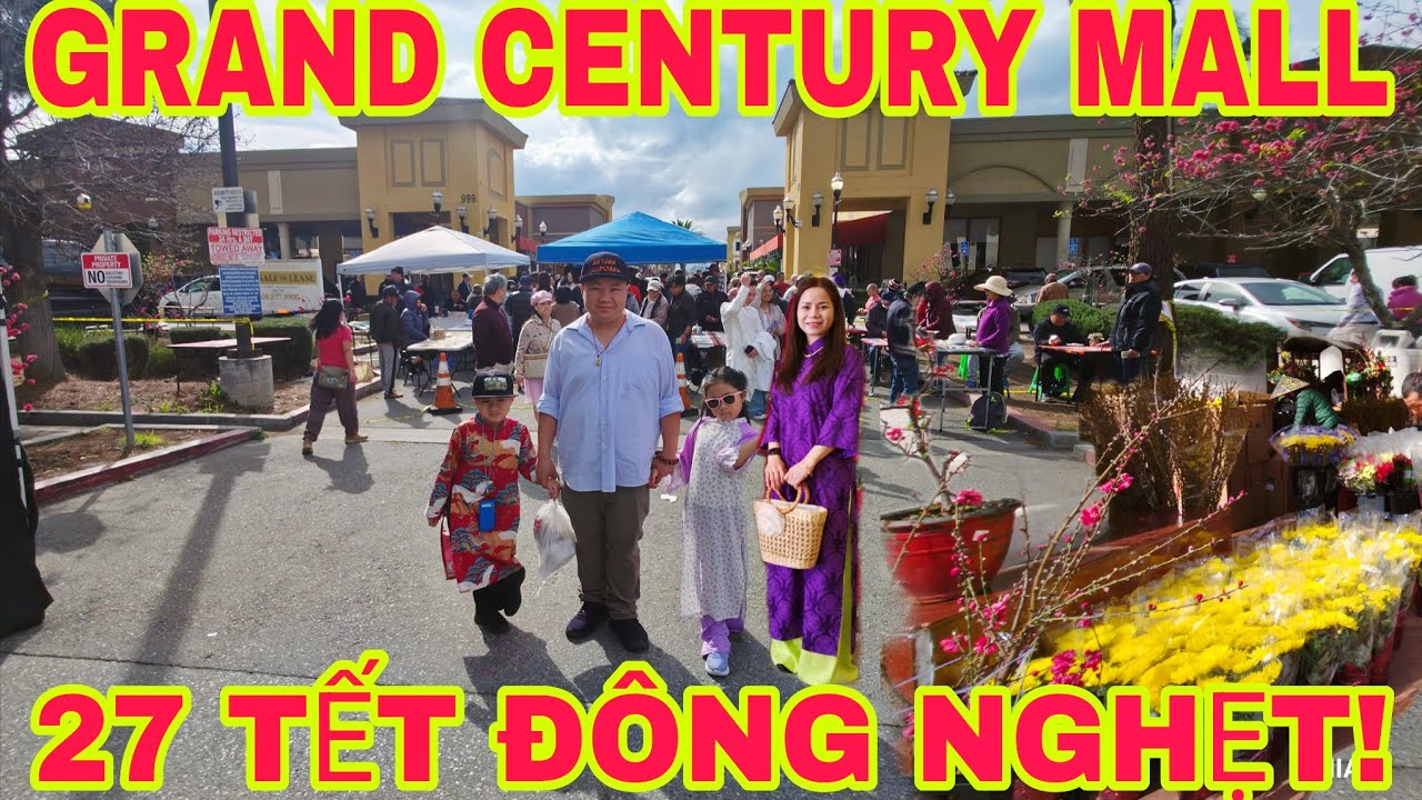 Tết 2026: The Rush at Grand Century Mall on the 27th of Lunar December | Shopping & Dim Sum 🧧