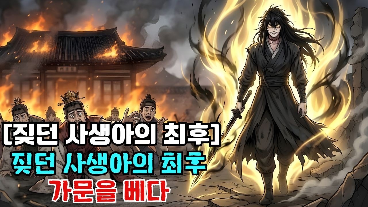 매일 밤 미친 개처럼 짖어야 살았던 사생아 마침내 흑마검을 뽑아 가문을 끝장내다.