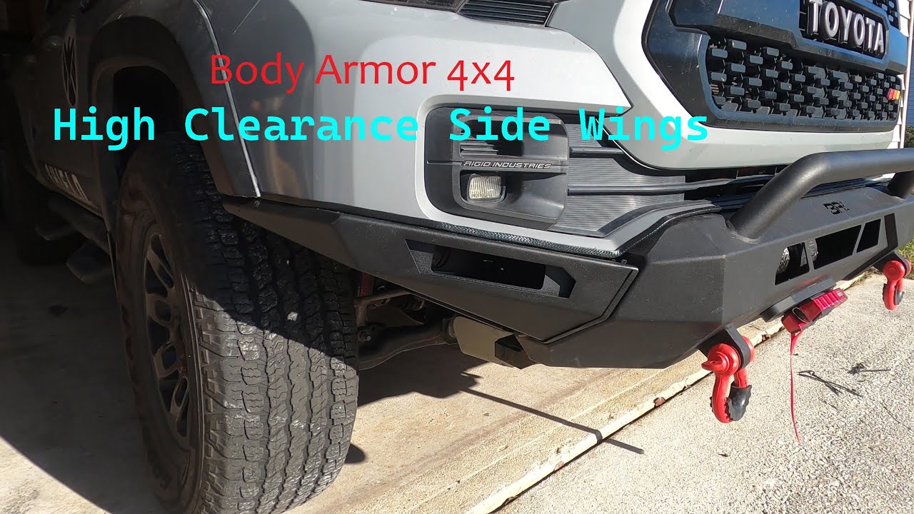 Body Armor 4x4 High Clearance Wings: 2017 Toyota Tacoma