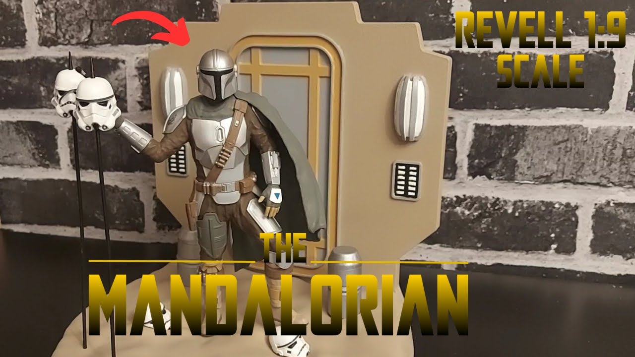 Din Djarin from The Mandalorian 1:9 Scale Build by Revell