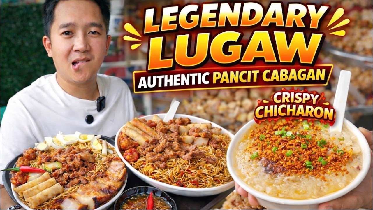 Ultimate Manila Street Food: 66 Years Lugawan, Pancit Cabagan, Crispy Chicharon | KAFOODTRIP