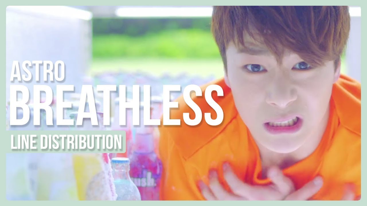 Astro - Breathless Line Distribution (Color Coded)