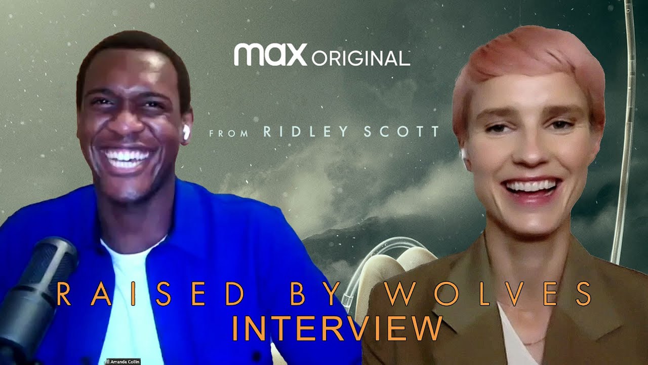 'Raised By Wolves' Amanda Collin & Abubakar Salim Exclusive Interview
