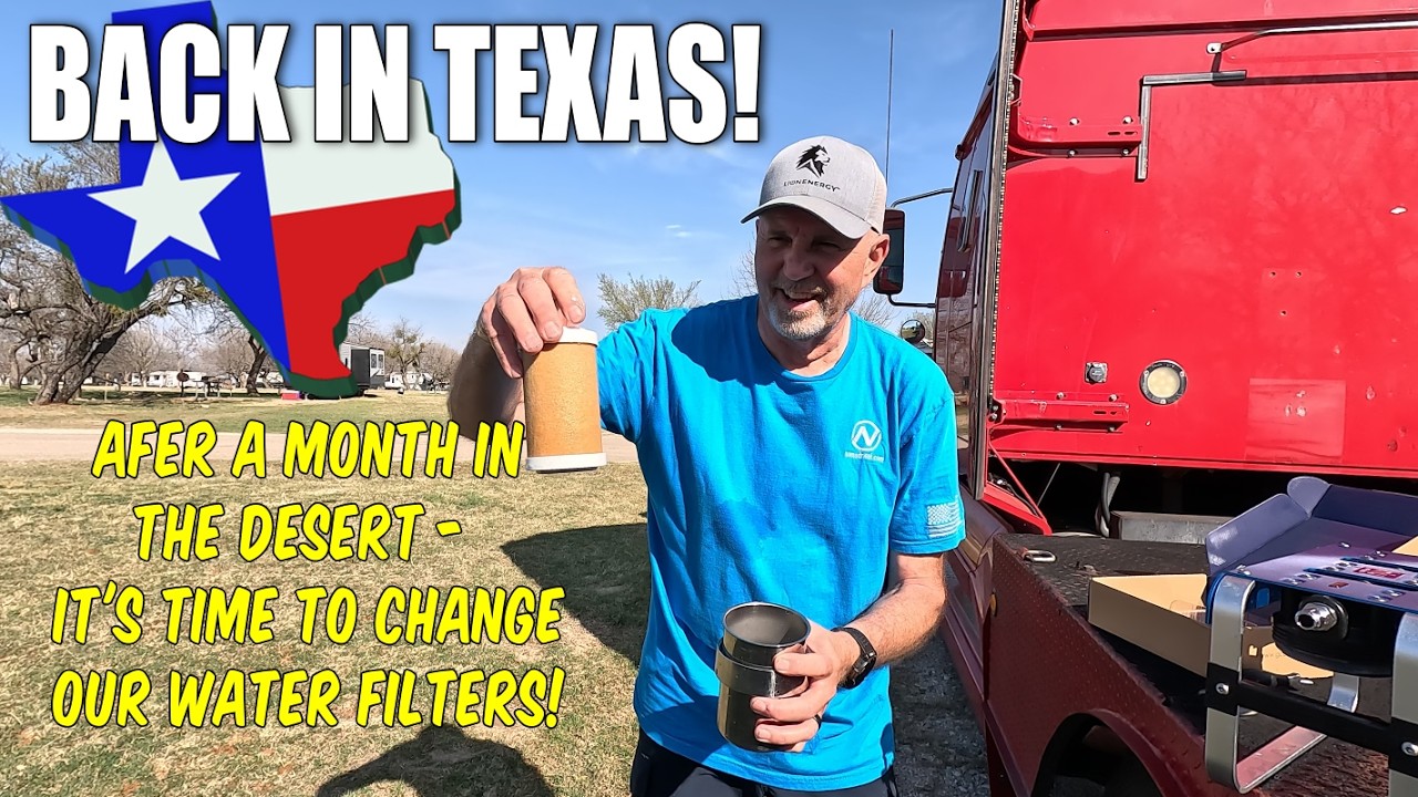 Финальный рывок в Техас! // Пора менять фильтры для воды // Система УФ-очистки BluTechnology